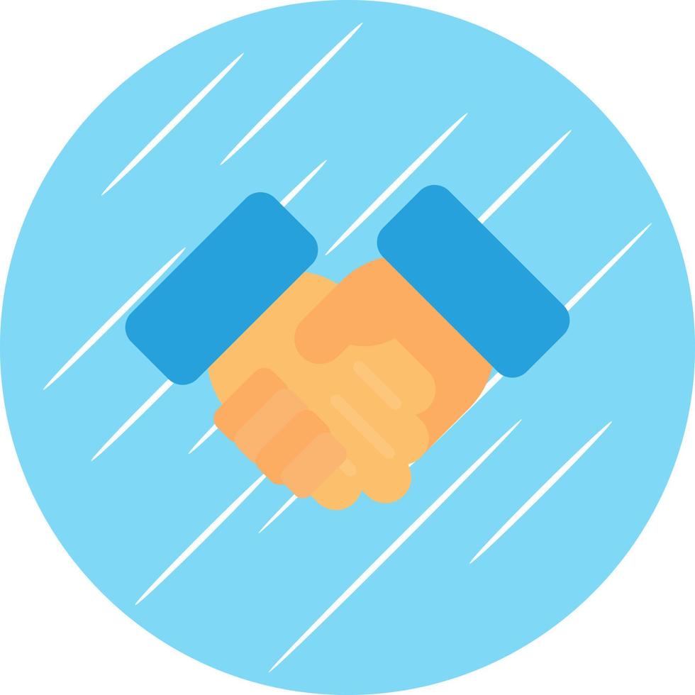 Shaking Hands Vector Icon Design