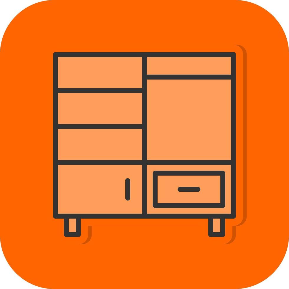 Wardrobe Vector Icon Design