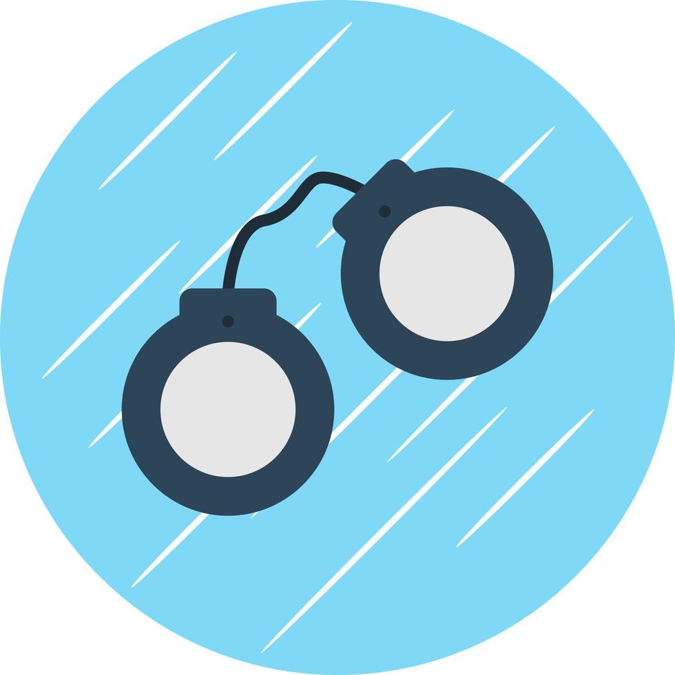 Handcuffs Vector Icon Design