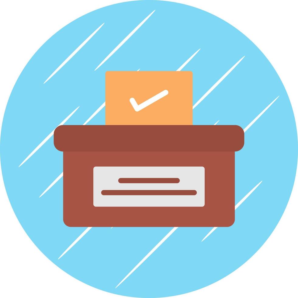 diseño de icono de vector de votación