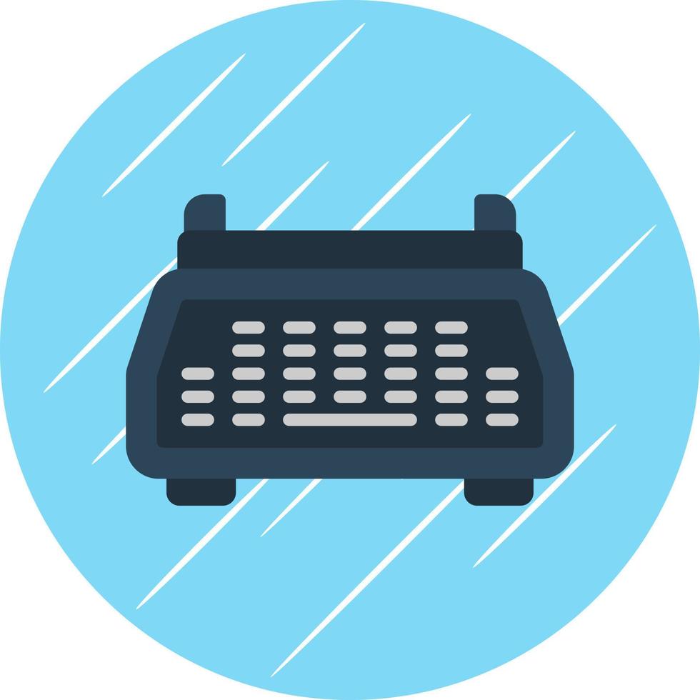 Typewriter Vector Icon Design