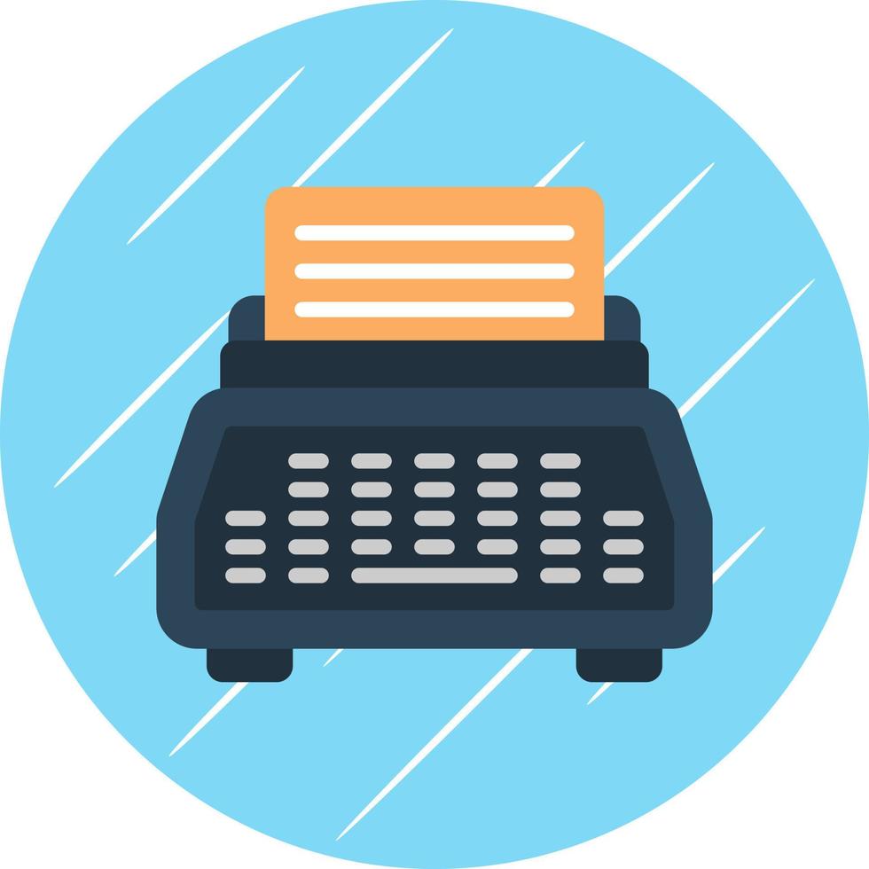 Typing Vector Icon Design
