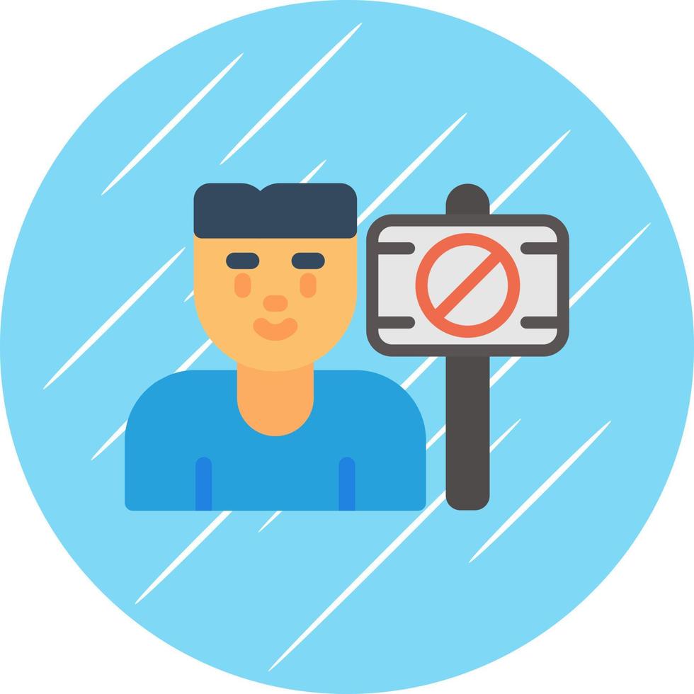 Protester Vector Icon Design