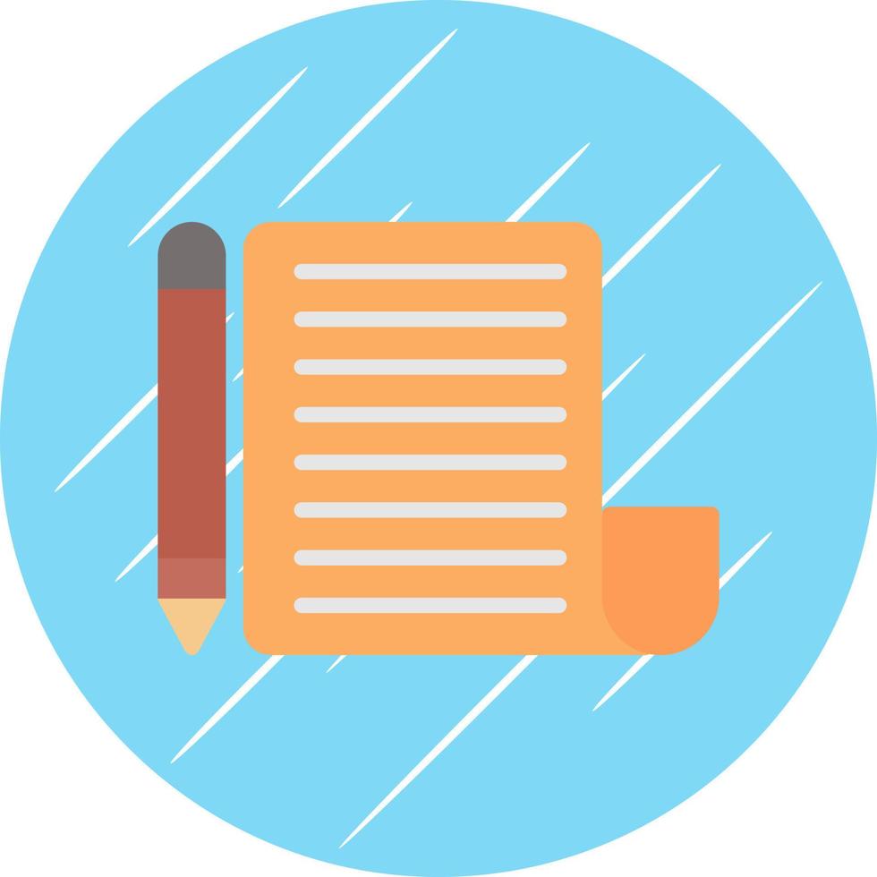 diseño de icono de vector de escritura