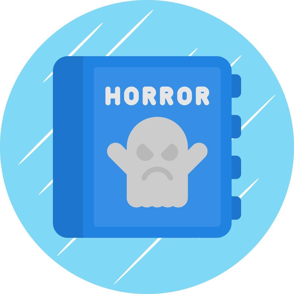 diseño de icono de vector de terror