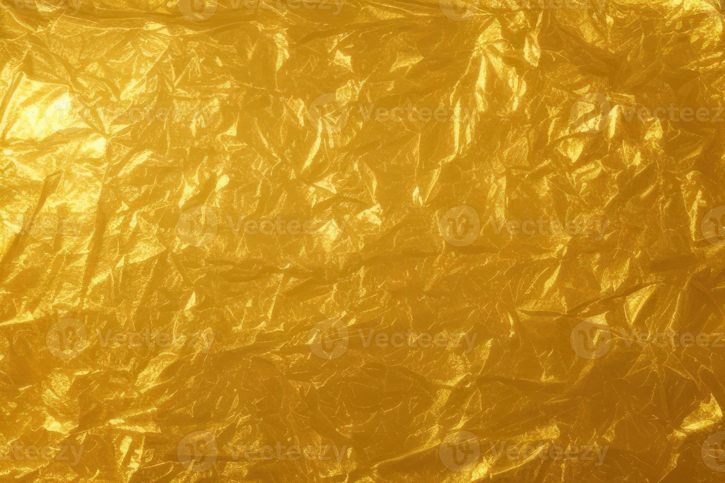 gold crumpled paper texture photo