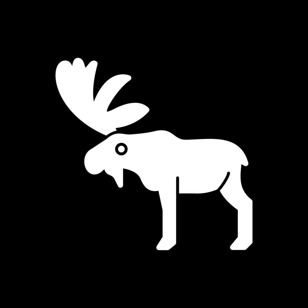 Moose Vector Icon Design