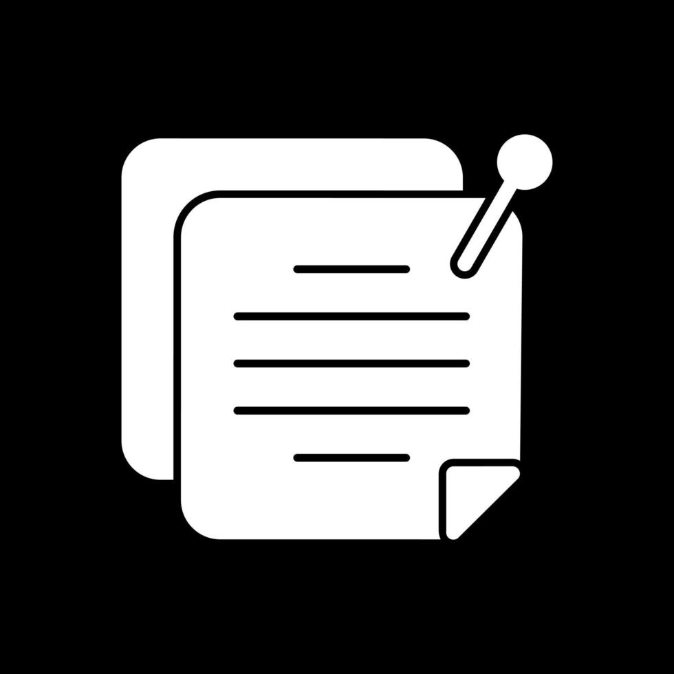 Sticky Note Vector Icon Design