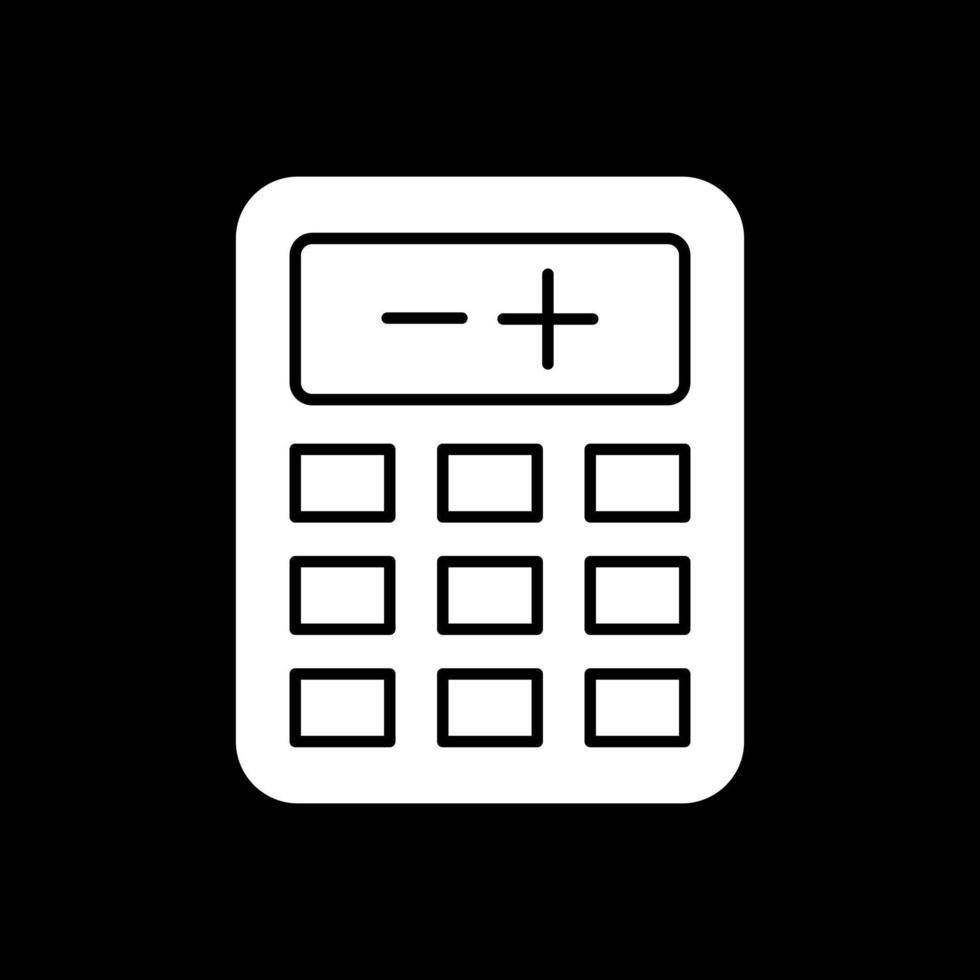 diseño de icono de vector de calculadora