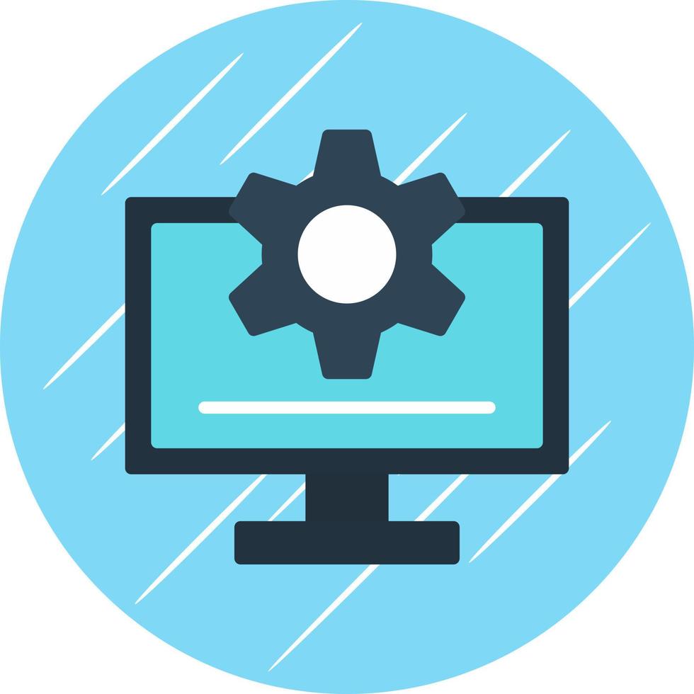 Monitor Vector Icon Design