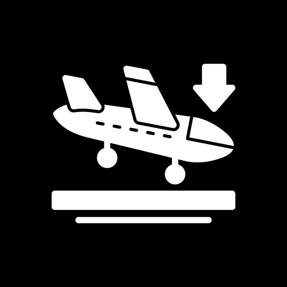 Landing Vector Icon Design