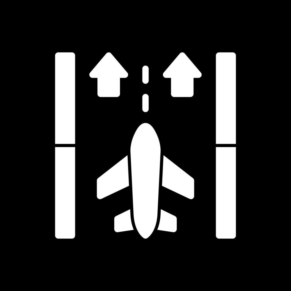 Runway Vector Icon Design