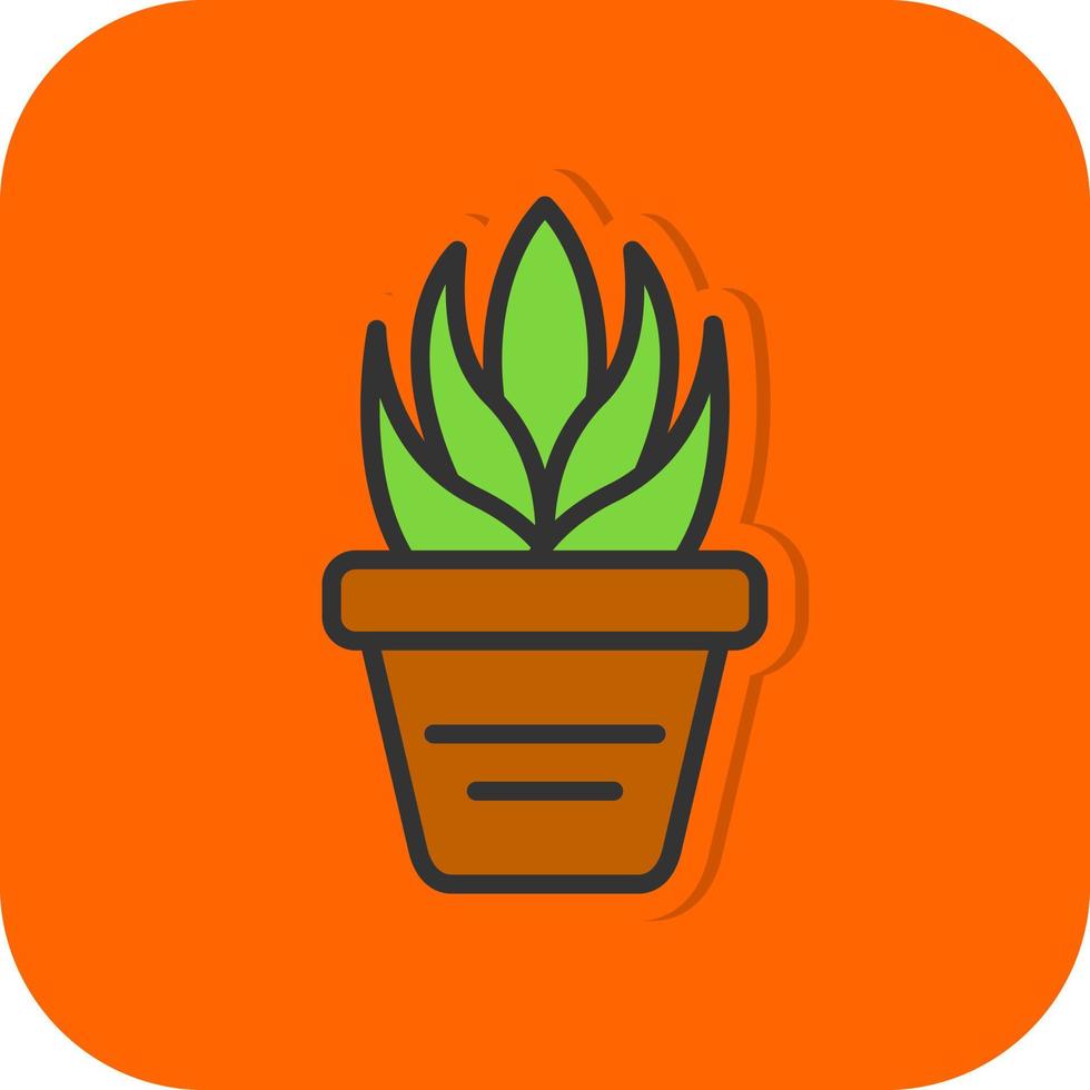 Aloe Vera Vector Icon Design