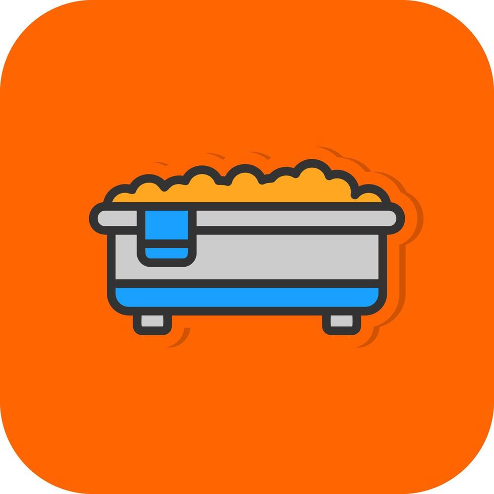 Bath Tub Vector Icon Design