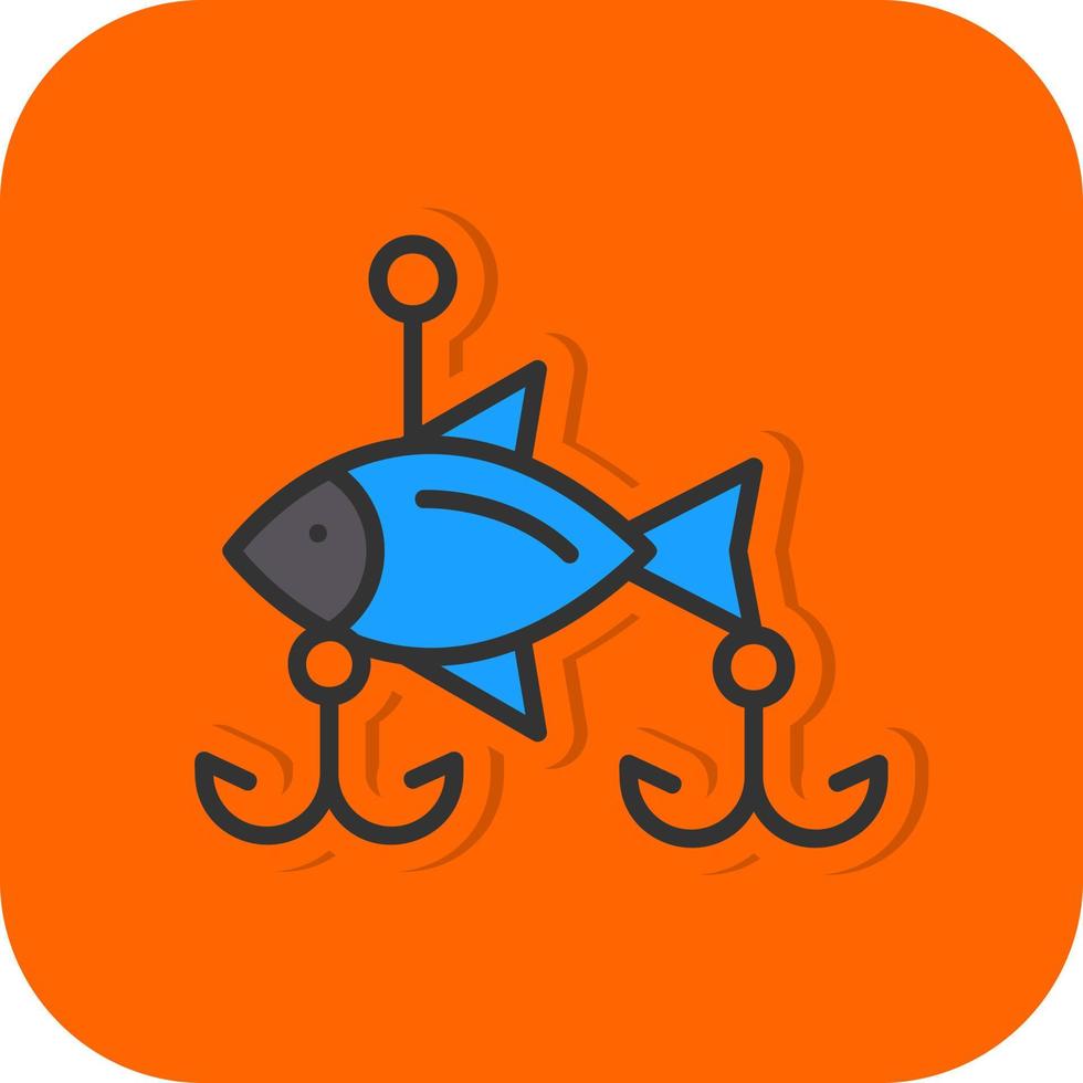 Fishing Baits Vector Icon Design