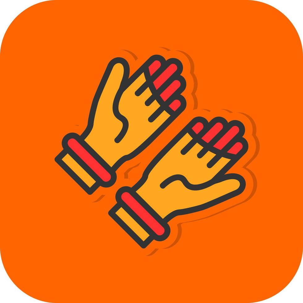 Gloves Vector Icon Design