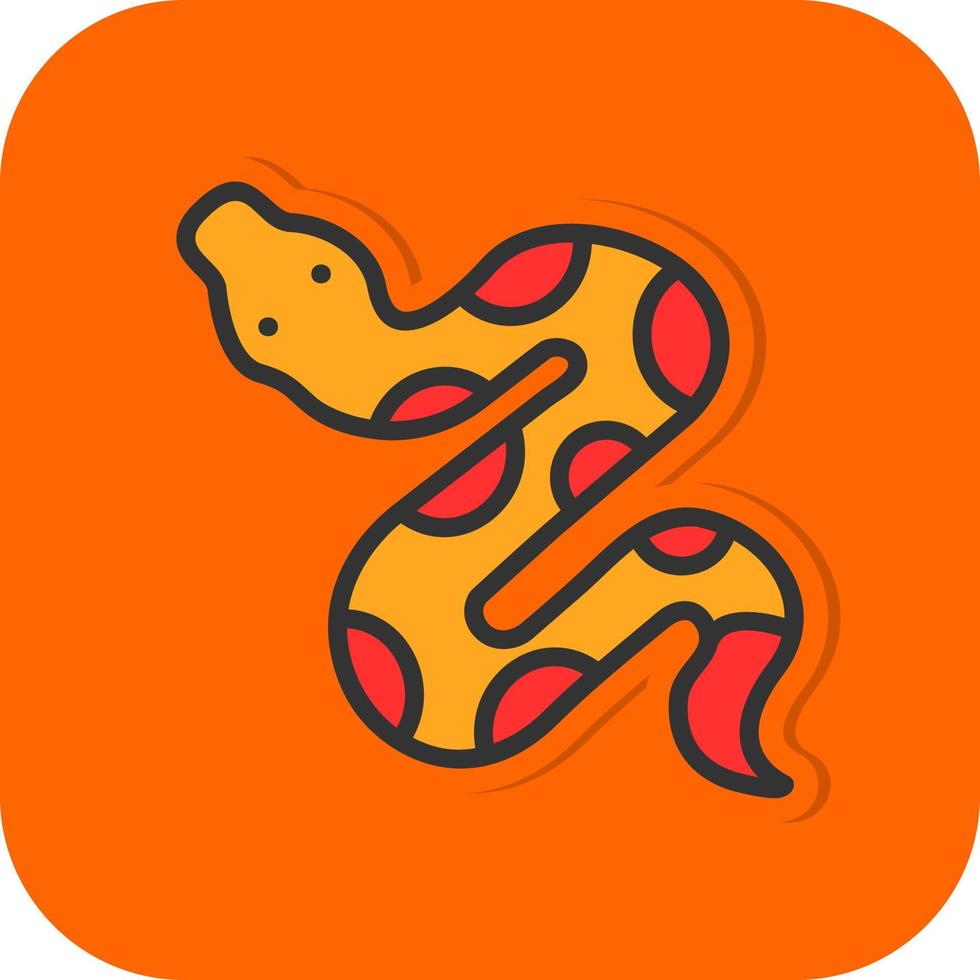 diseño de icono de vector de serpiente