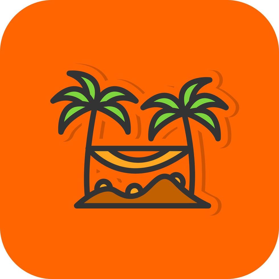 Hammock Vector Icon Design
