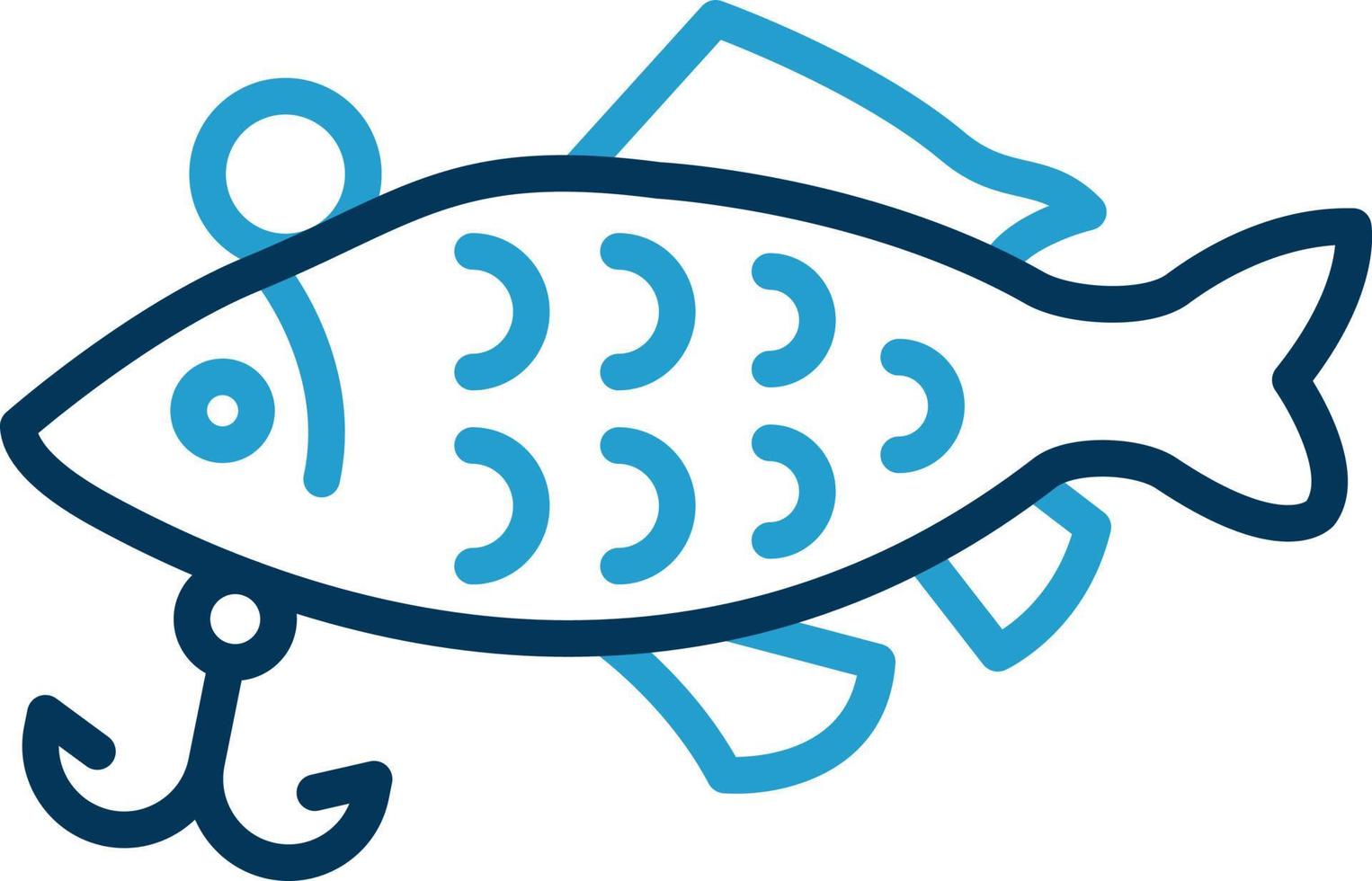 diseño de icono de vector de cebos de pesca