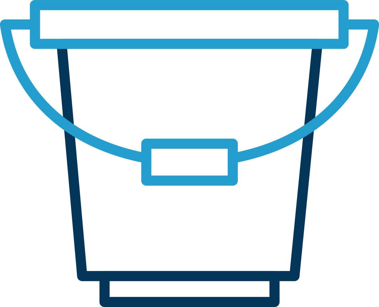 Bucket Vector Icon Design