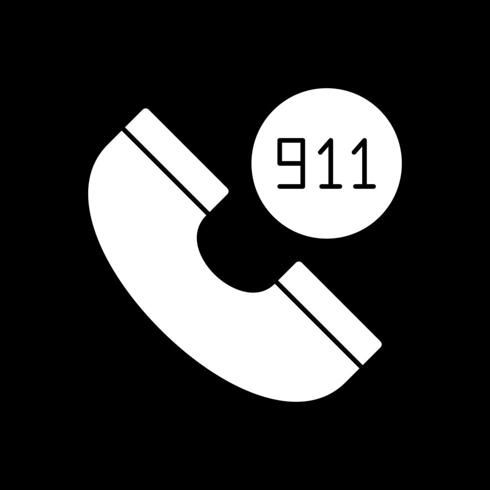 911 diseño de icono de vector