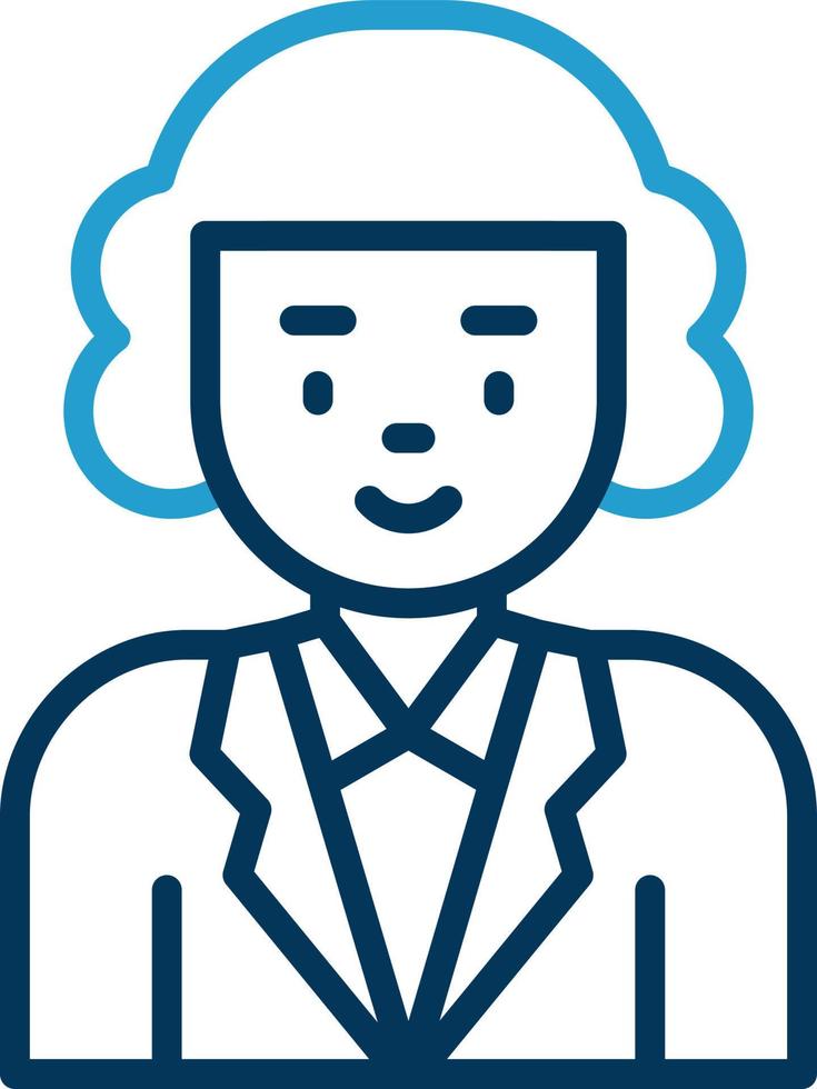Judge Vector Icon Design