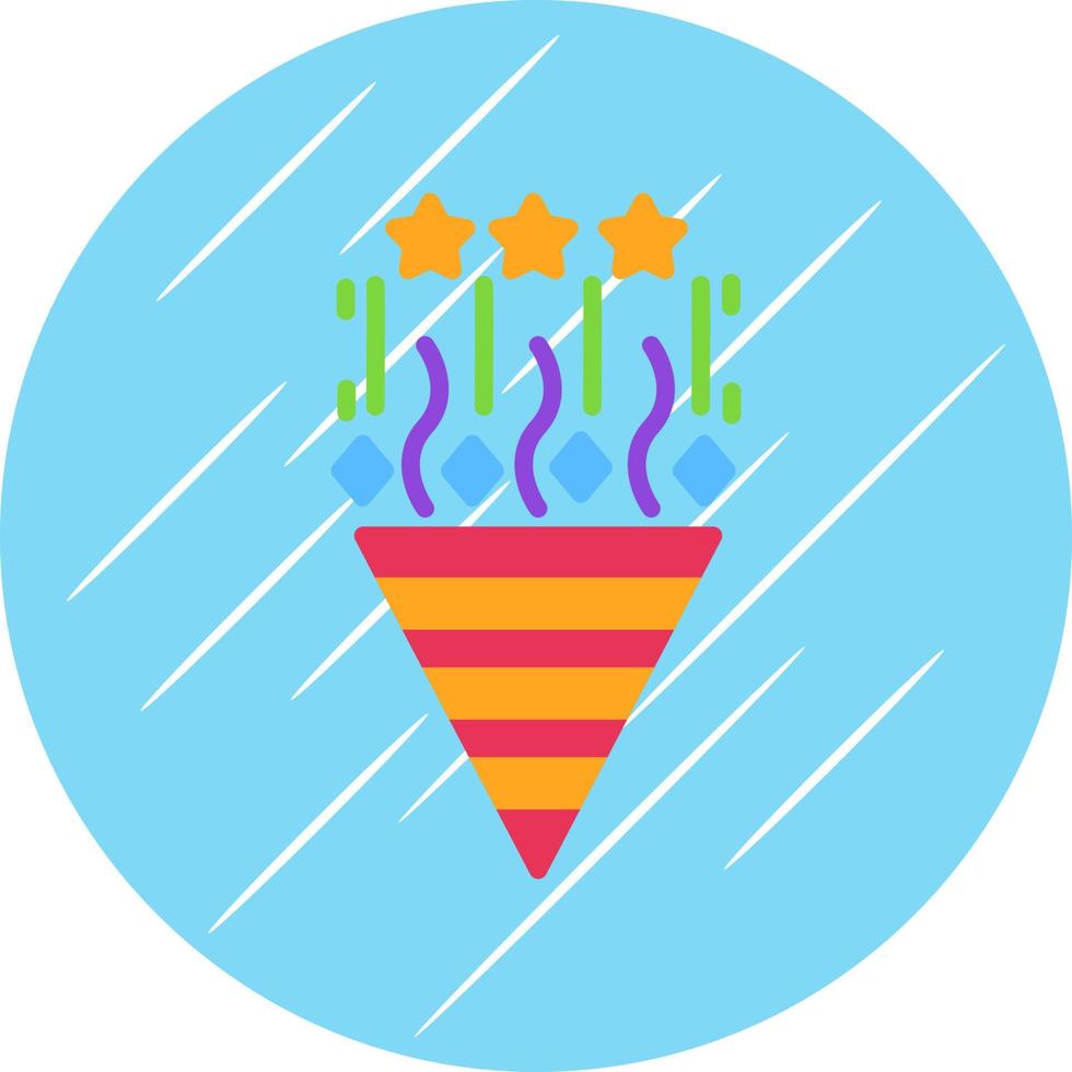 Confetti Vector Icon Design