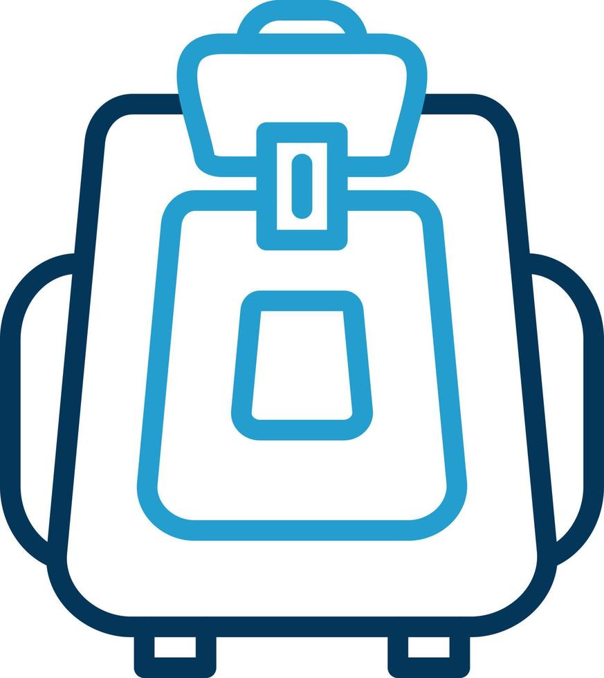 Backpack Vector Icon Design