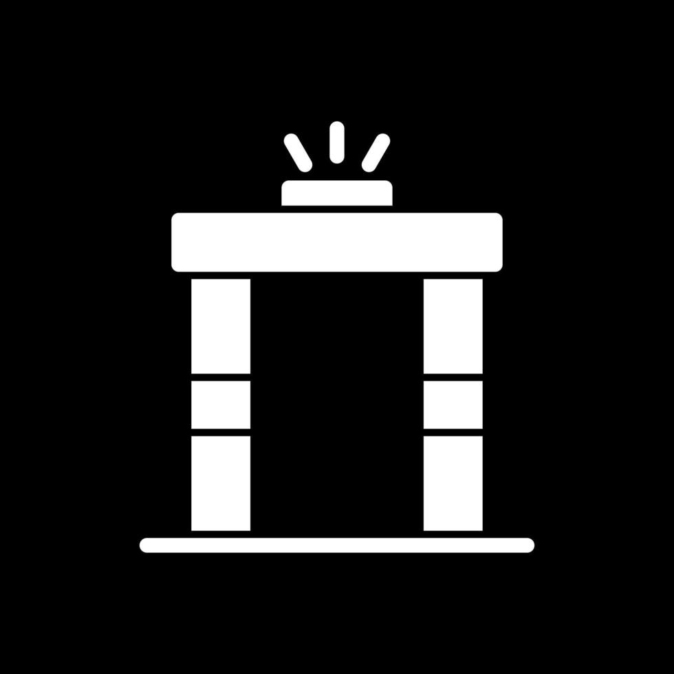 Metal Detector Vector Icon Design