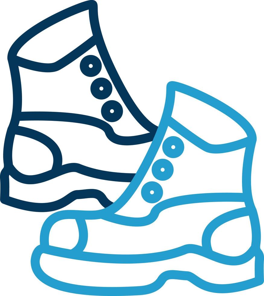 diseño de icono de vector de botas