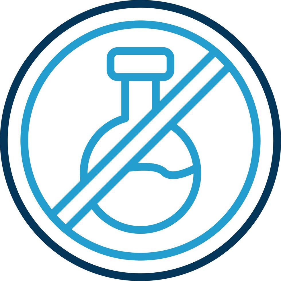 No Chemical Vector Icon Design