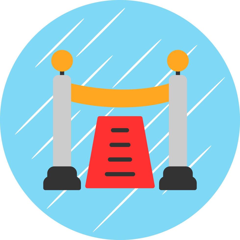 Red Carpet Vector Icon Design