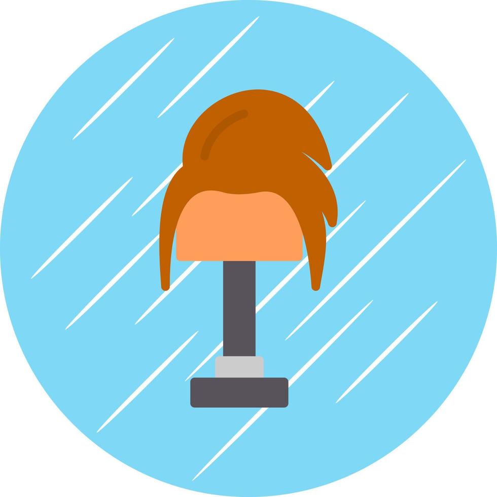 Wig Vector Icon Design