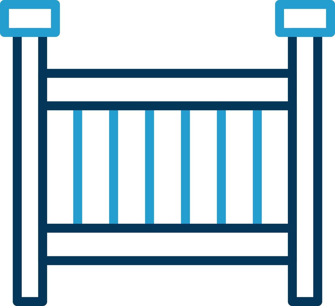 Crib Vector Icon Design