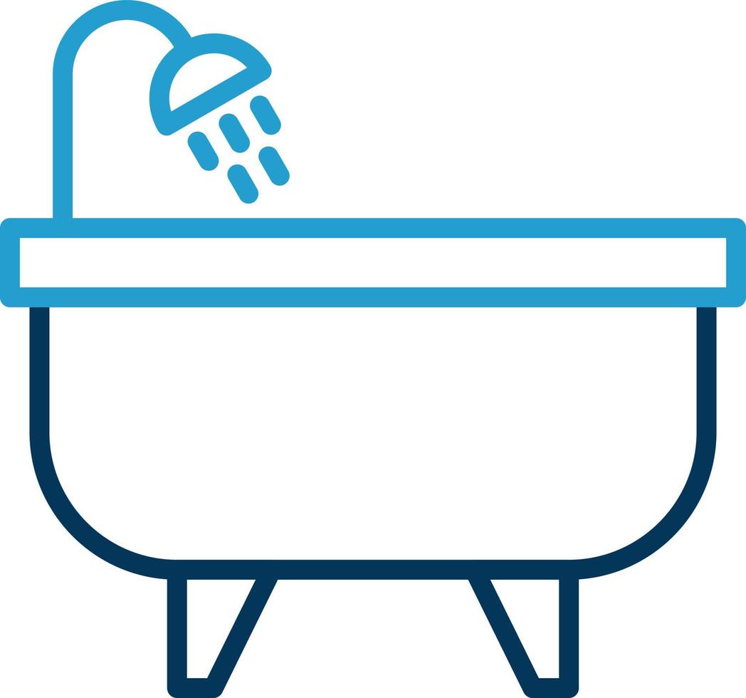 Bathtub Vector Icon Design