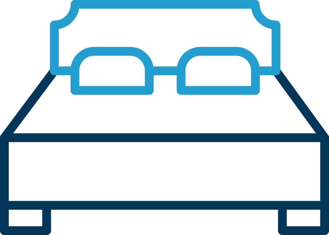 Bed Vector Icon Design