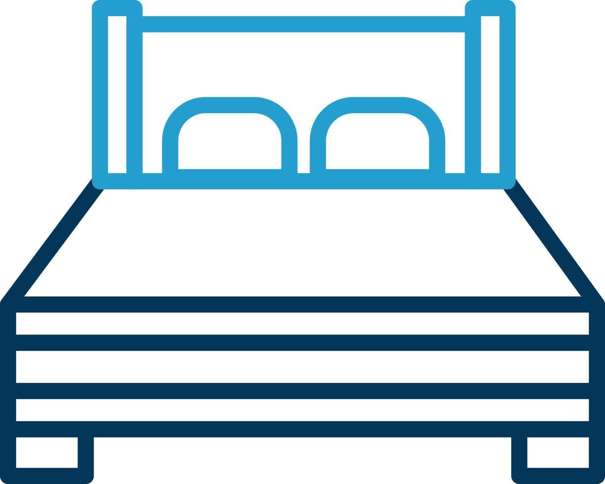 Bed Vector Icon Design