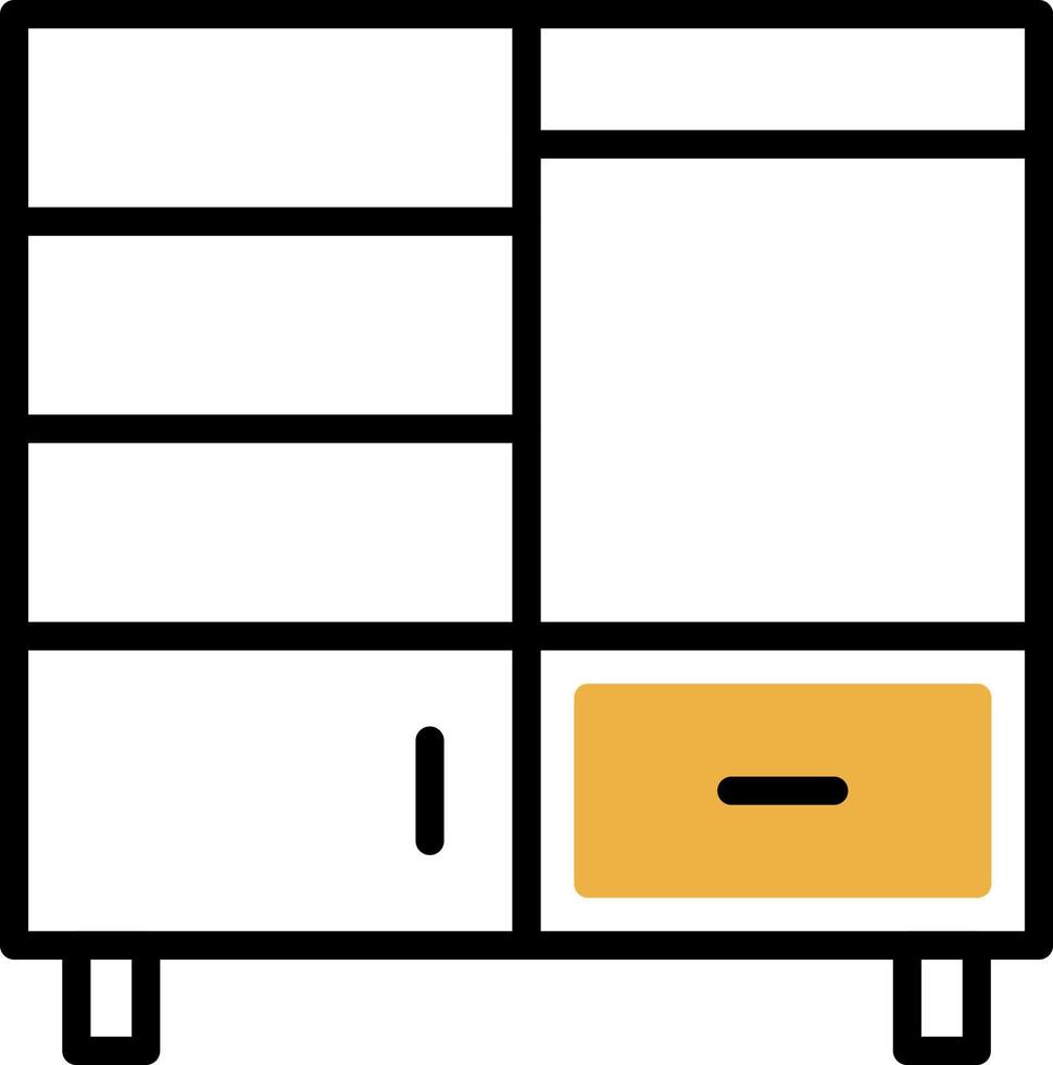 Wardrobe Vector Icon Design