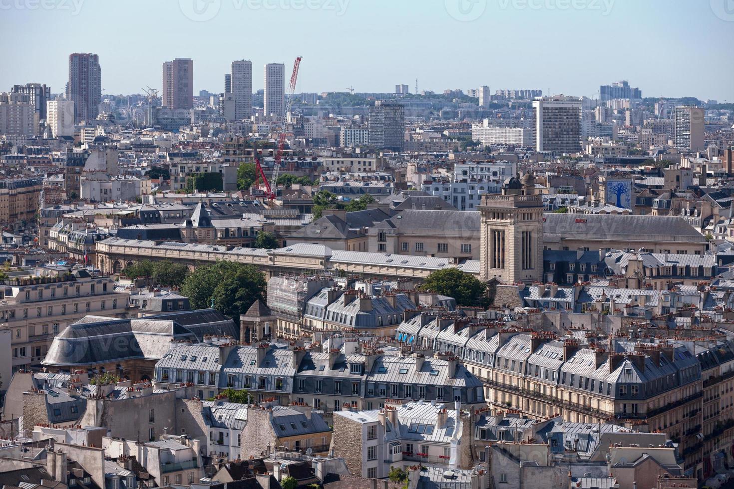 Aerial view of the Ecole Polytechnique in Paris photo