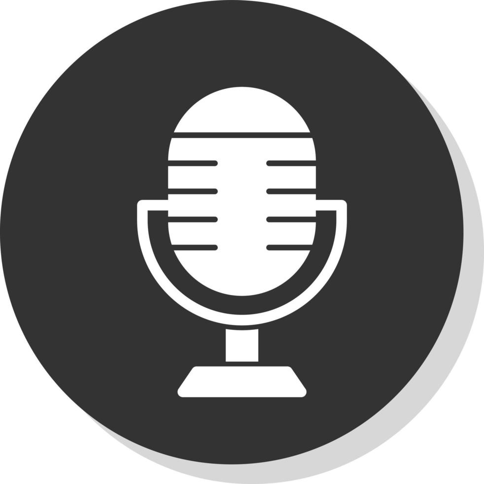 Mike Vector Icon Design
