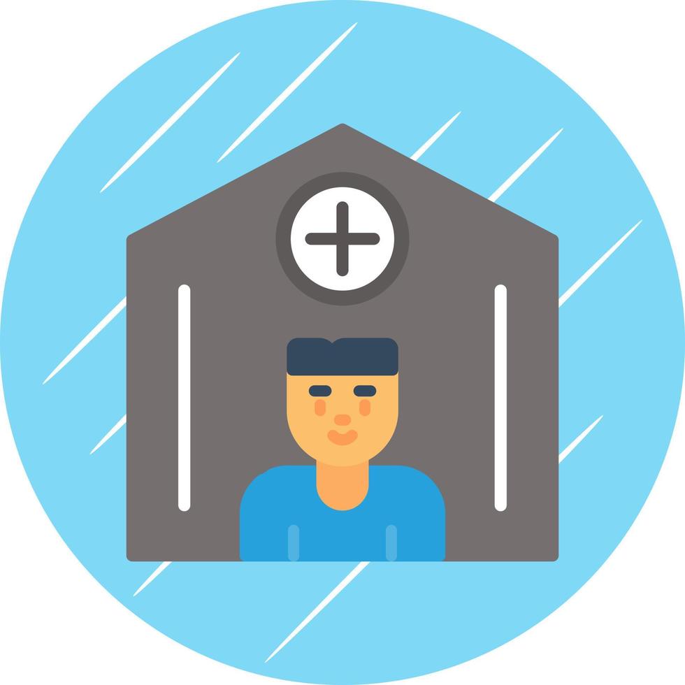 diseño de icono de vector de refugio