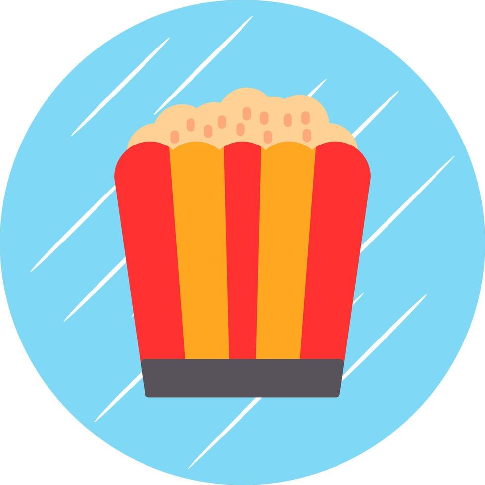 Popcorn Vector Icon Design