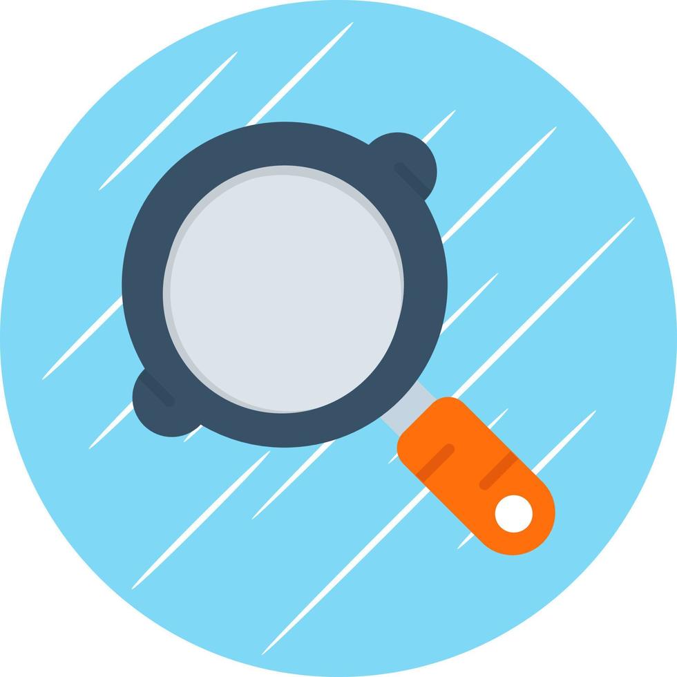 Frying Pan Vector Icon Design