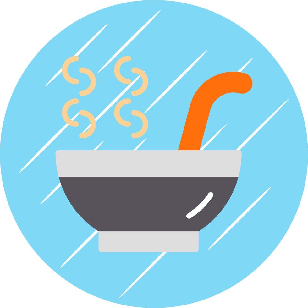 Hot Soup Vector Icon Design