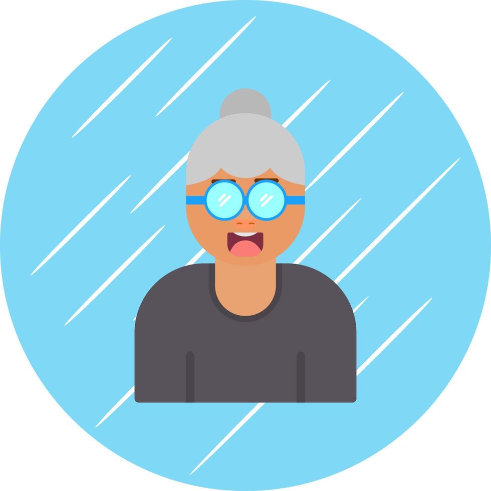 Grandmother Vector Icon Design