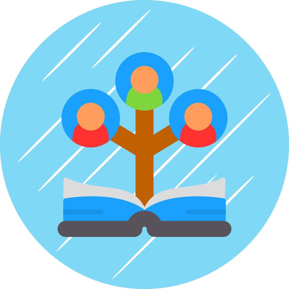 Family Tree Vector Icon Design