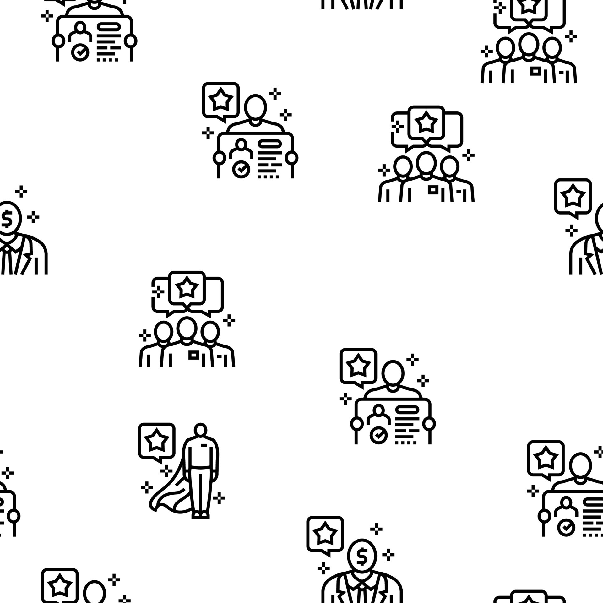 Professional Worker Person Job Vector Seamless Pattern 21230731 Vector Professional Worker Person Job Vector Seamless Pattern 21230731 Vector