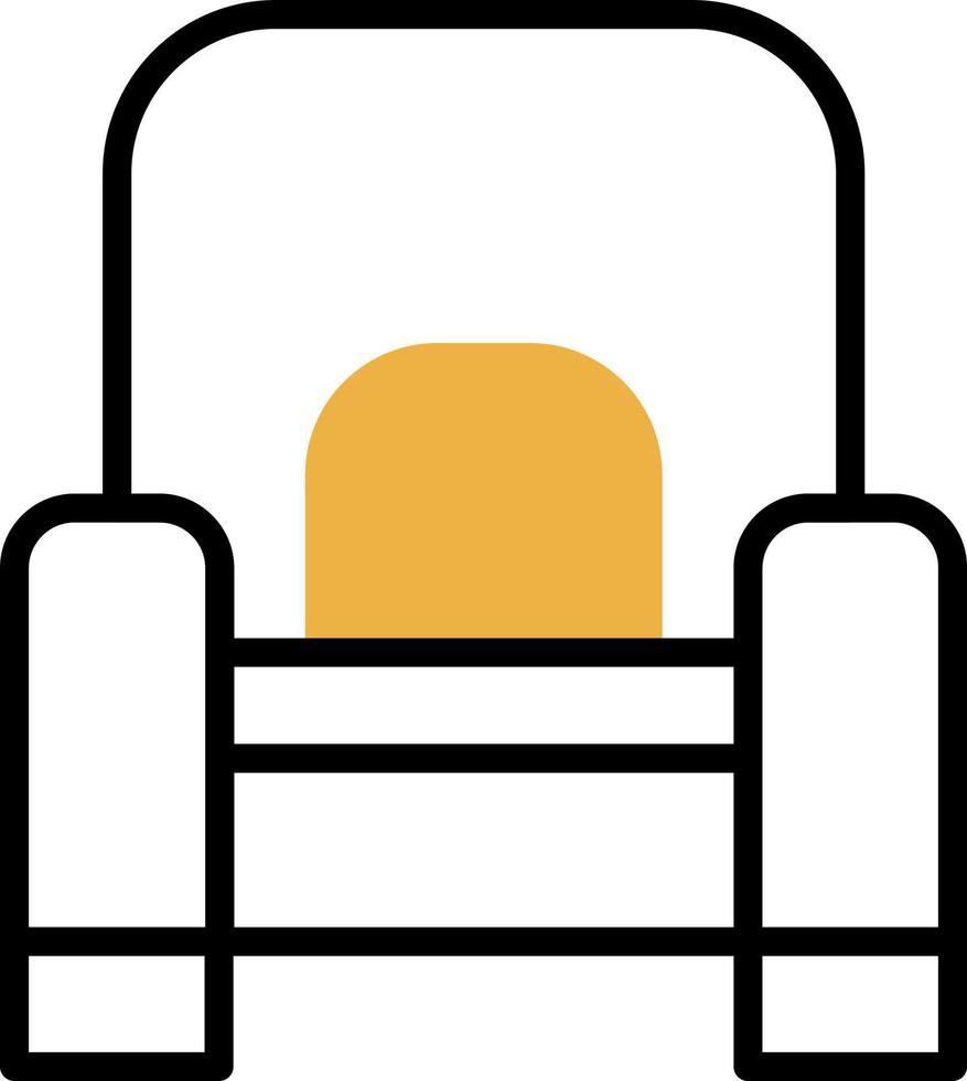 Armchair Vector Icon Design