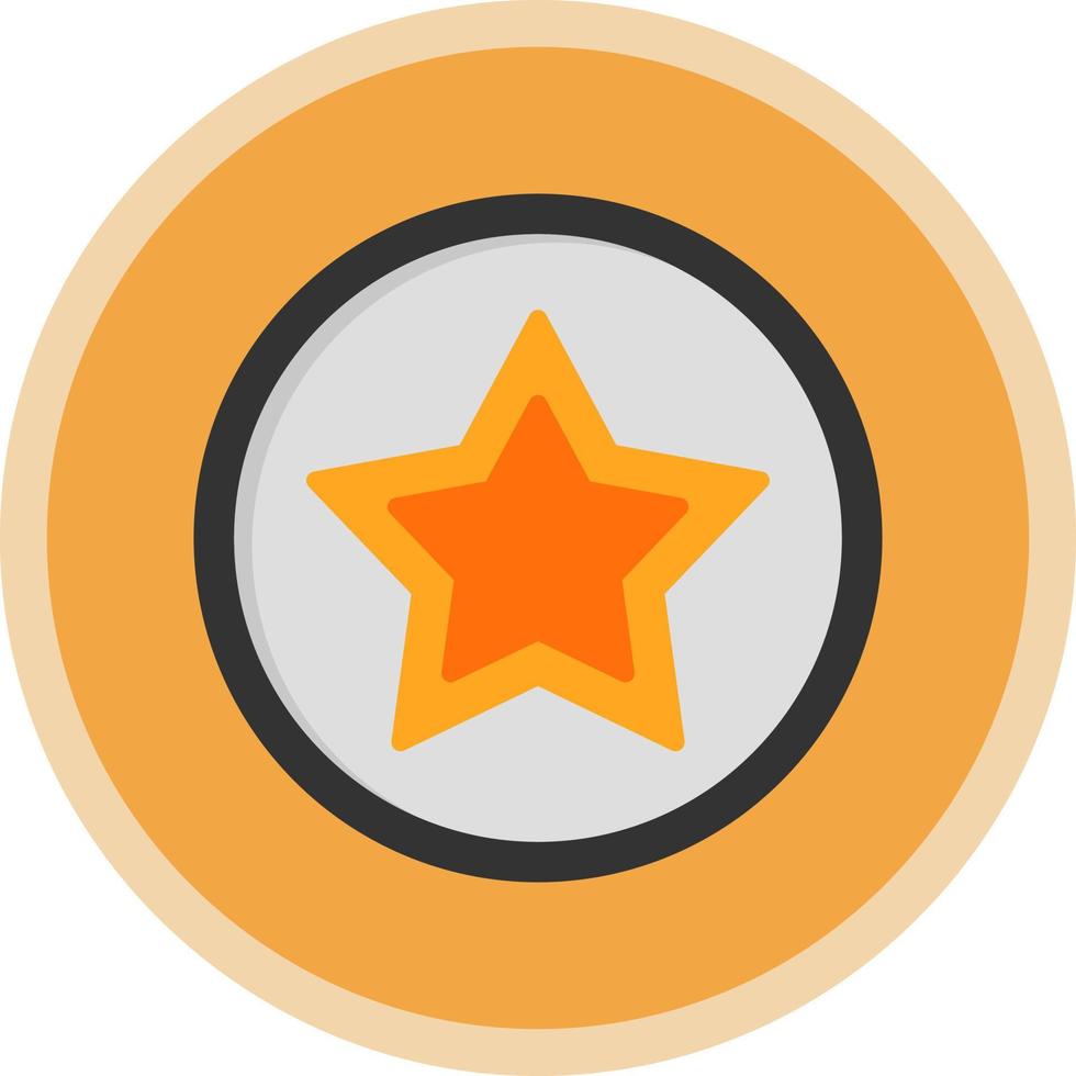 diseño de icono de vector de estrella