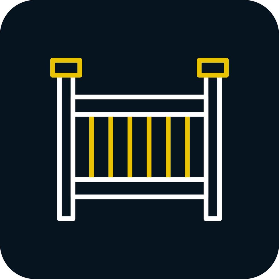 Crib Vector Icon Design